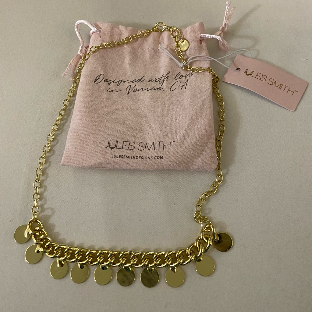 Jules Smith Disc Necklace - New 14$
